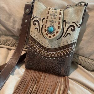 Western Fringe Crossbody Bag